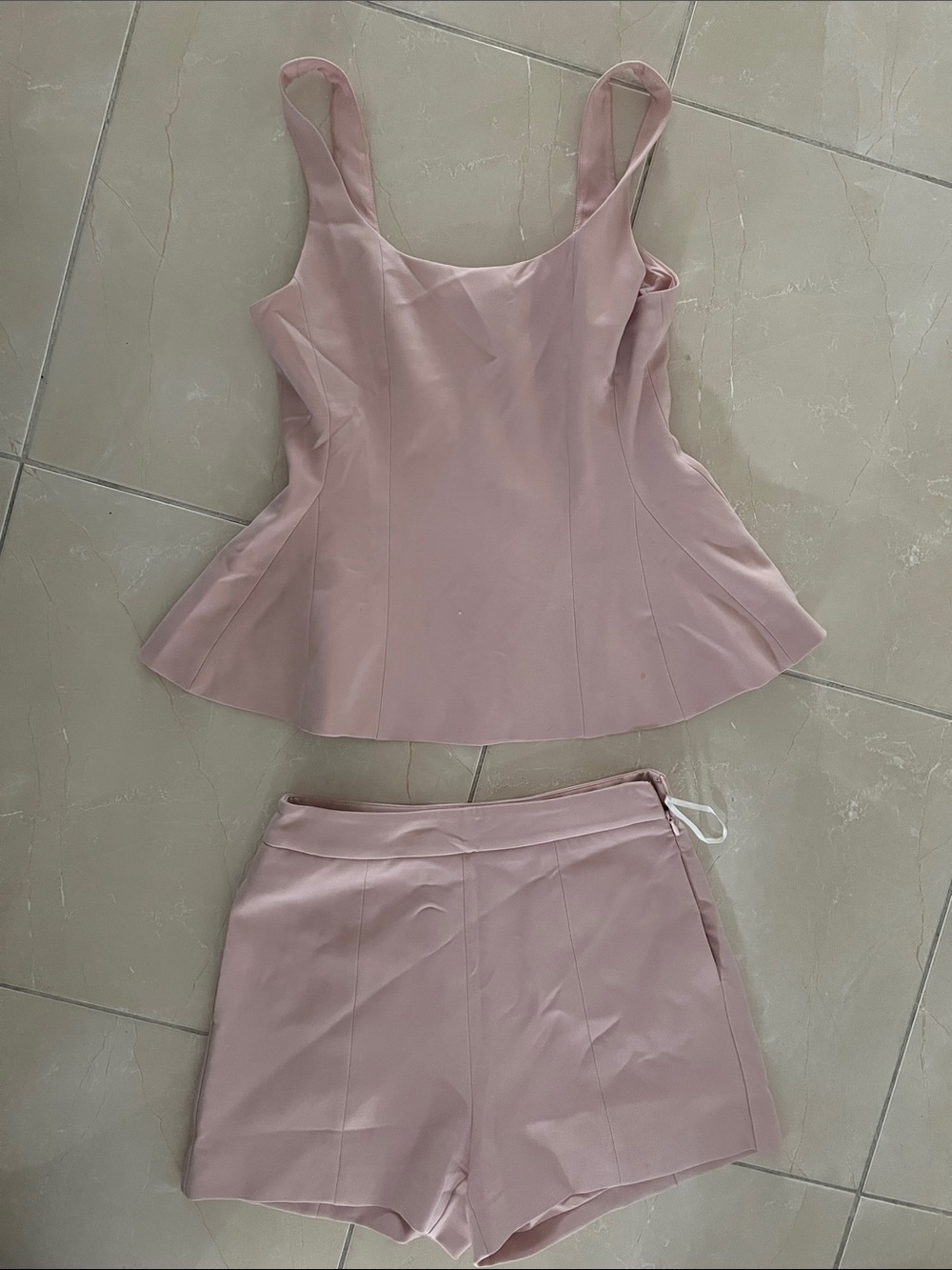 Commense Soft Blush Pink Two-Piece Set